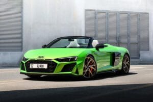 Audi R8 Spider mieten in Dubai