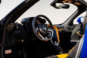 Intérieur de la McLaren 750S Spider