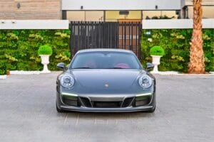 Porsche car rental service in Dubai