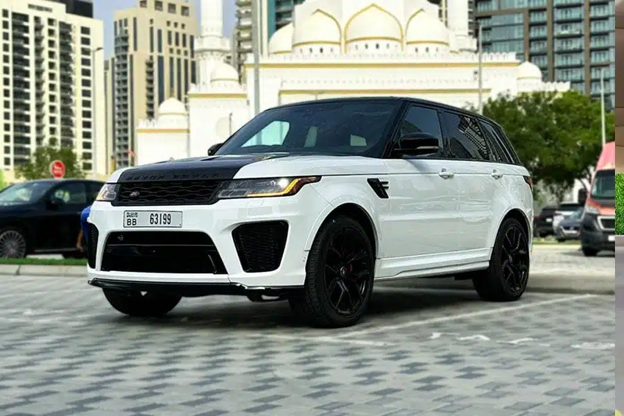 Range Rover Sports SVR Rent dubai