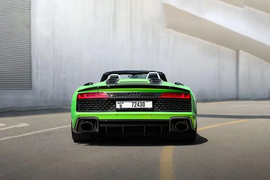 Audi R8 Spider rent dubai