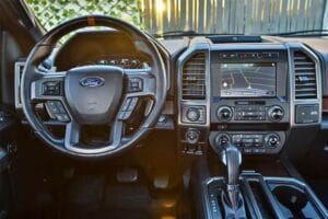 Intérieur du Ford Raptor - Dubaï, Émirats arabes unis