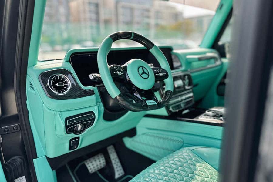 Mercedes-G63-brabus-tiffany-blue-interior