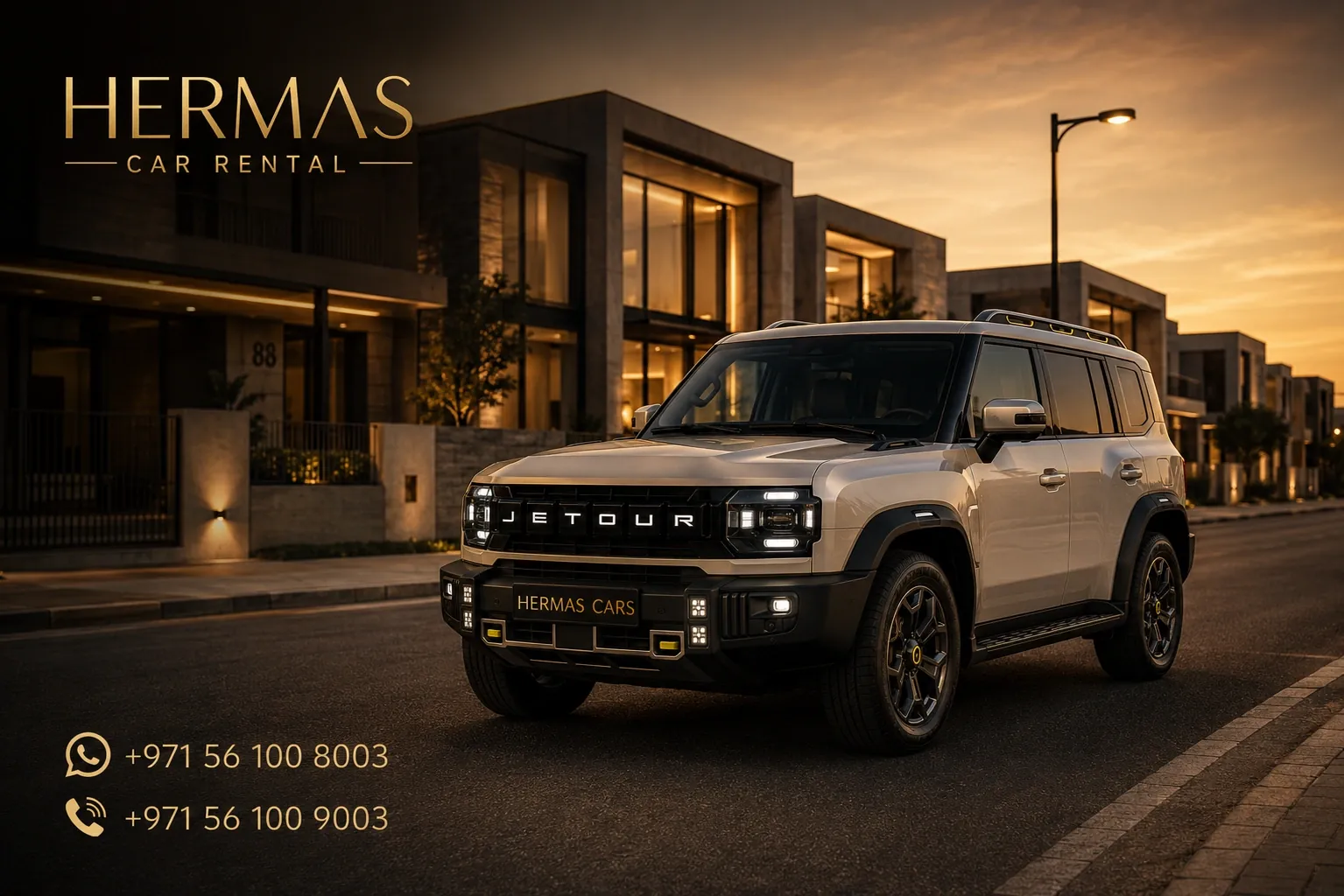 Rent Jetour T2 in Dubai