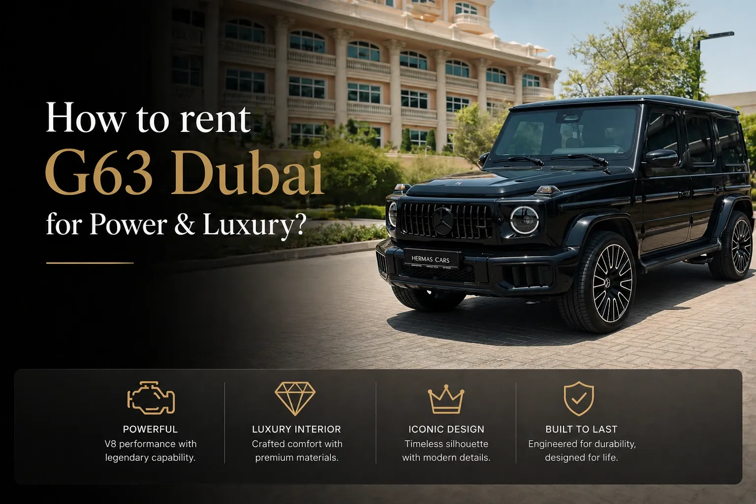 Location de Mercedes Classe G à Dubaï, Émirats arabes unis
